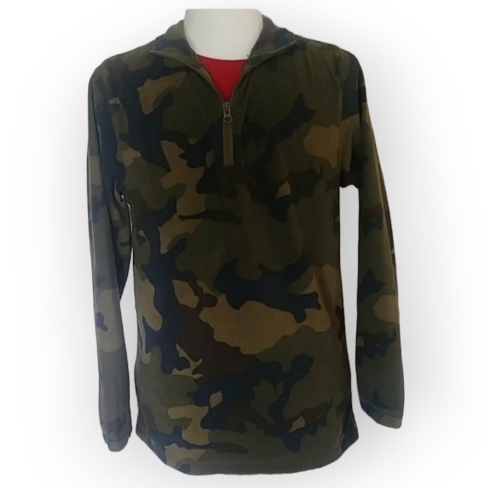 🎈5/$25 Fleece Camouflage Boy's Sweater Size-XL